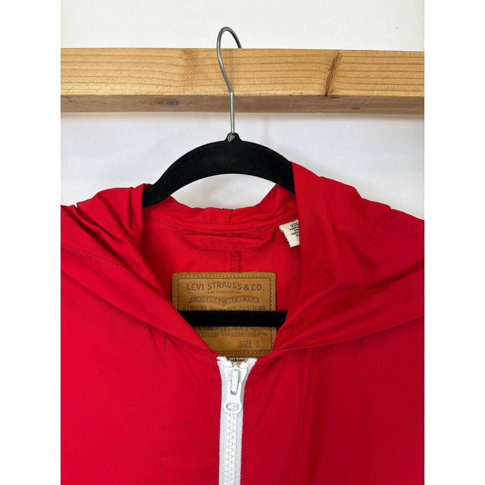 Levi Strauss & Co. Blue Denim & Red Hybrid Zip-Up Jacket Size S - Picture 6 of 12